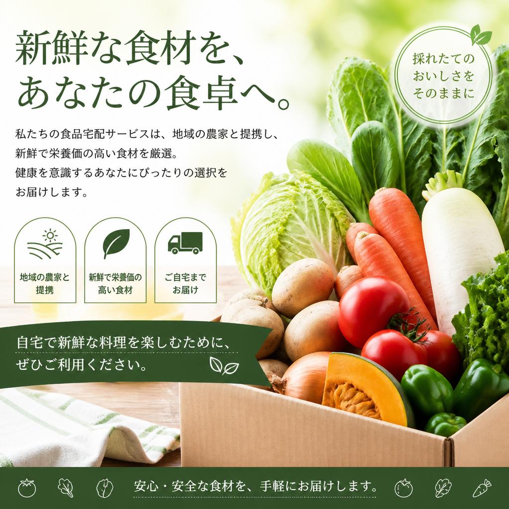 新鮮な食材をお届けする理由