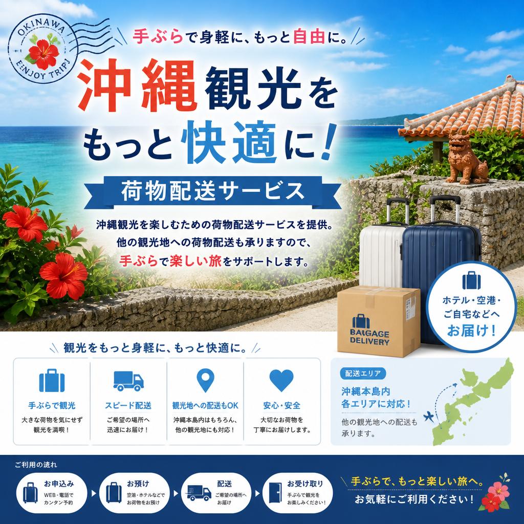 観光客向けの荷物配送サービス