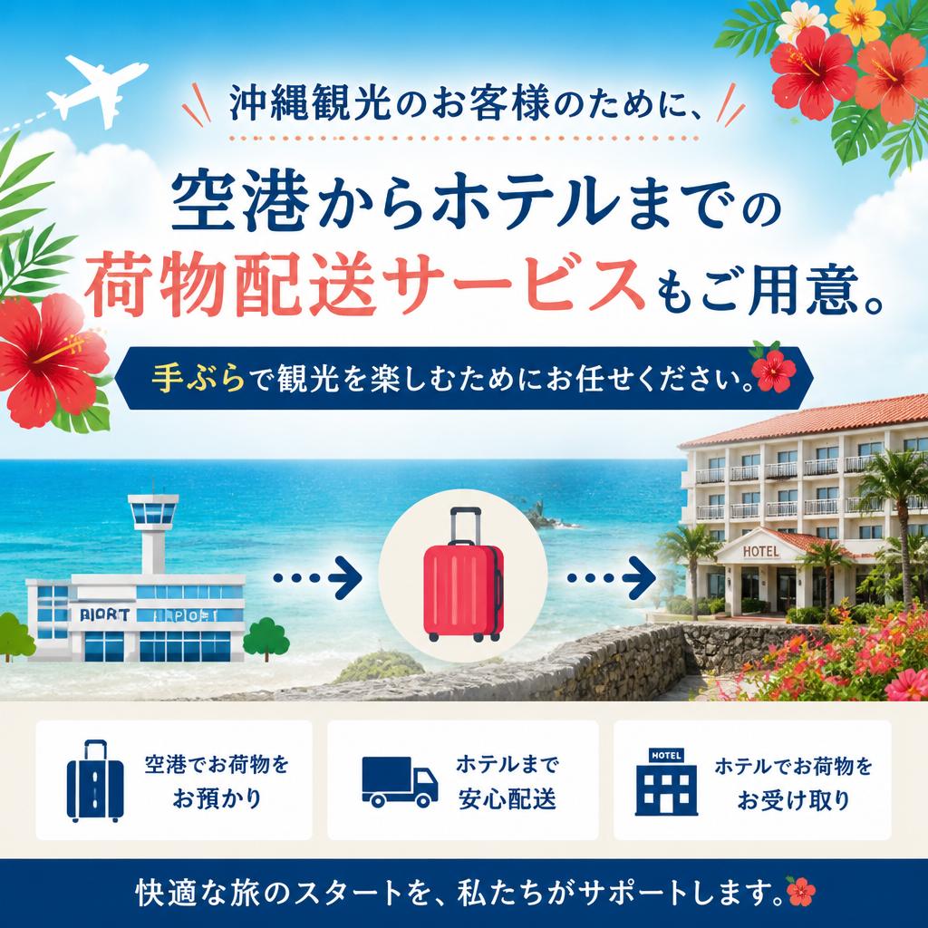 観光客向け荷物配送