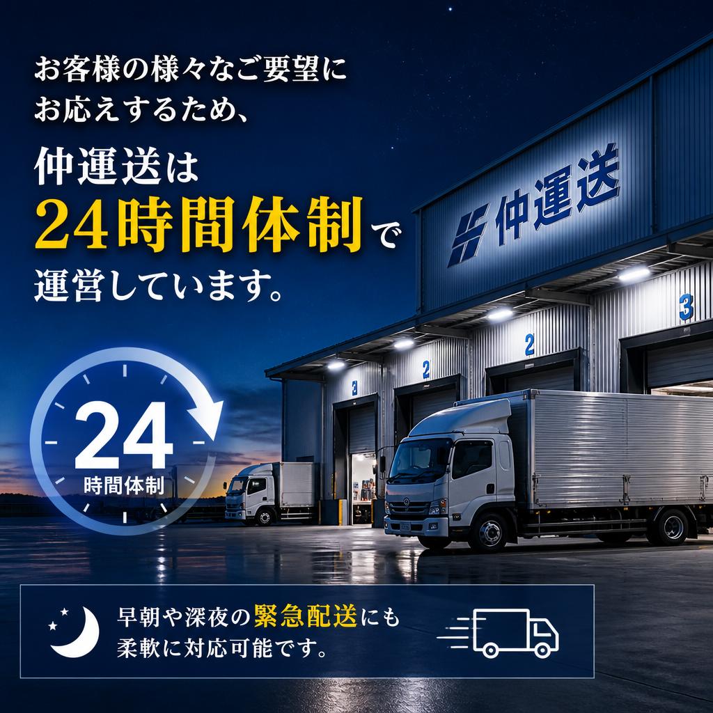 24時間いつでも対応