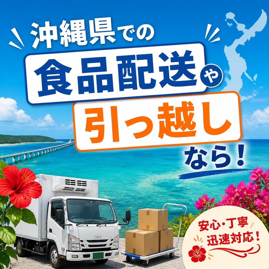 沖縄県での食品配送や引っ越しなら！