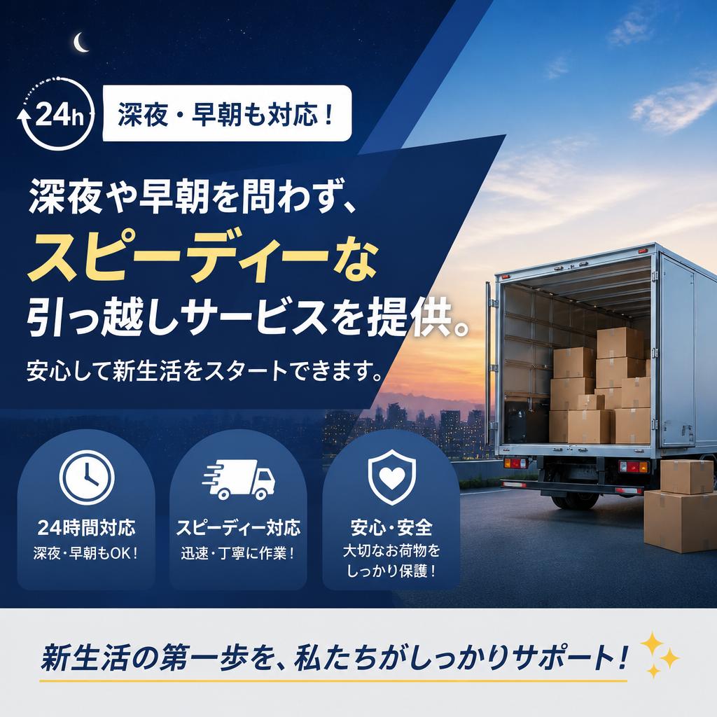 引っ越しサービスのご紹介