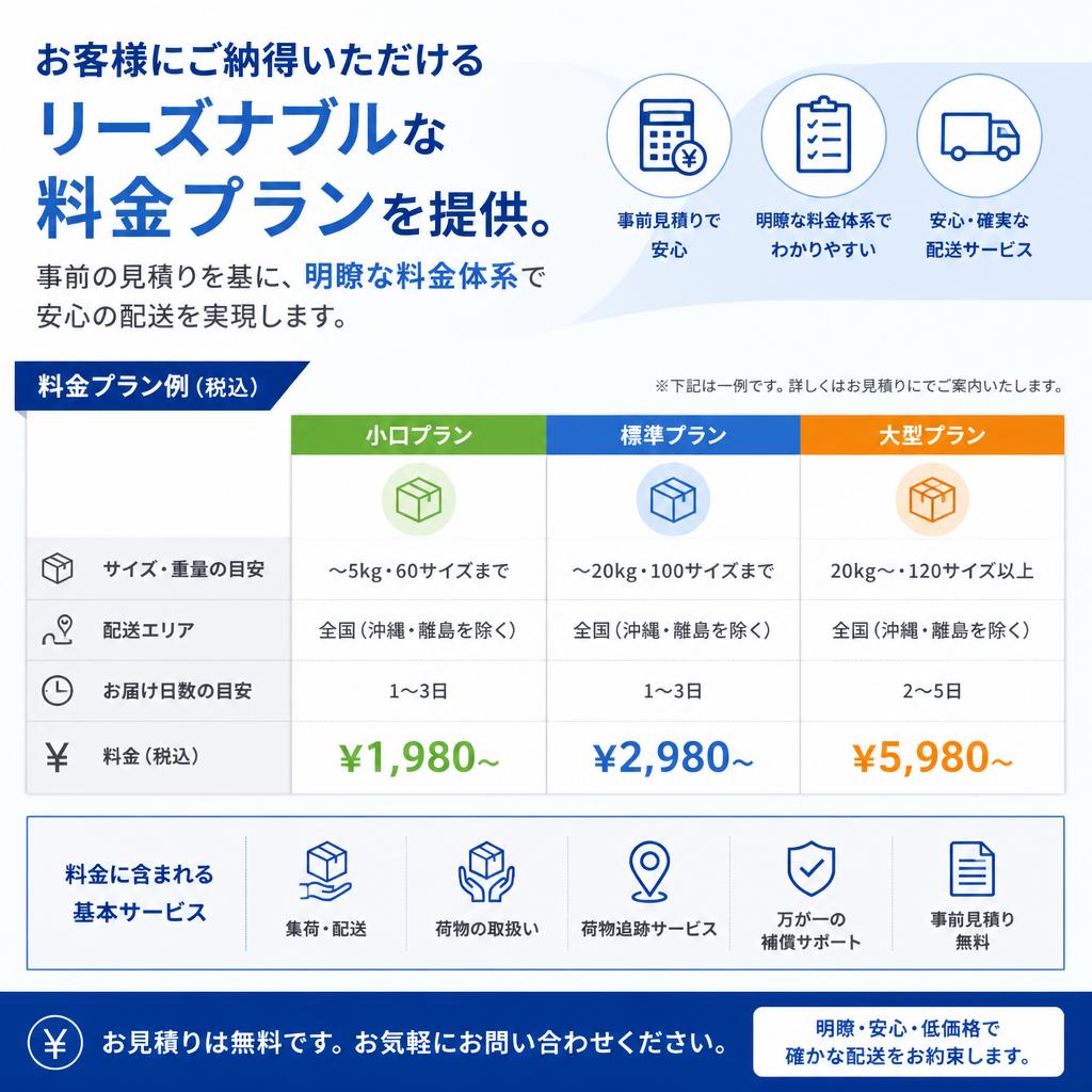 料金プランのご案内