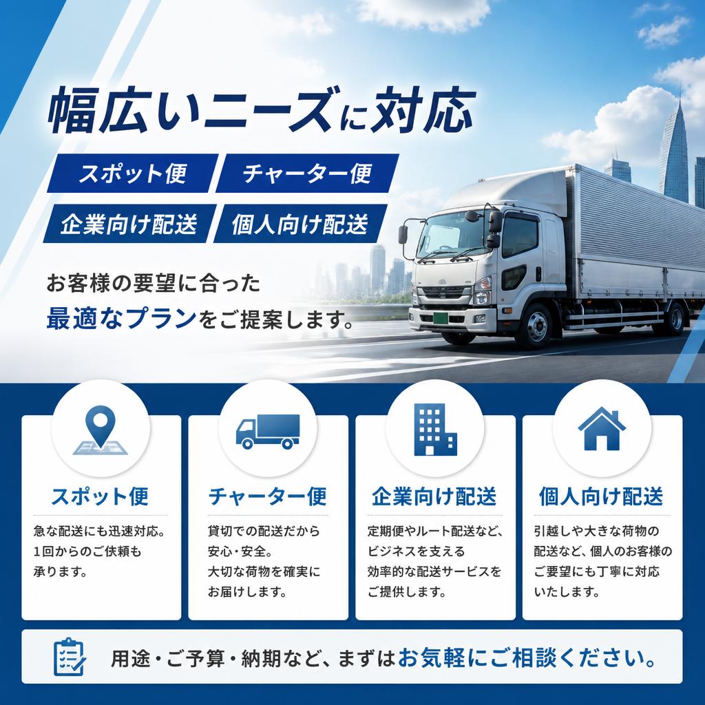 多様なサービス