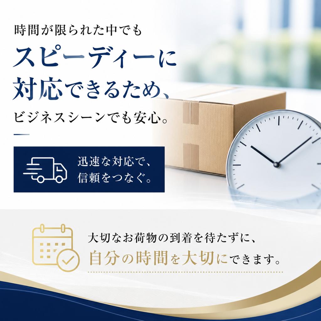Quick配送のメリット