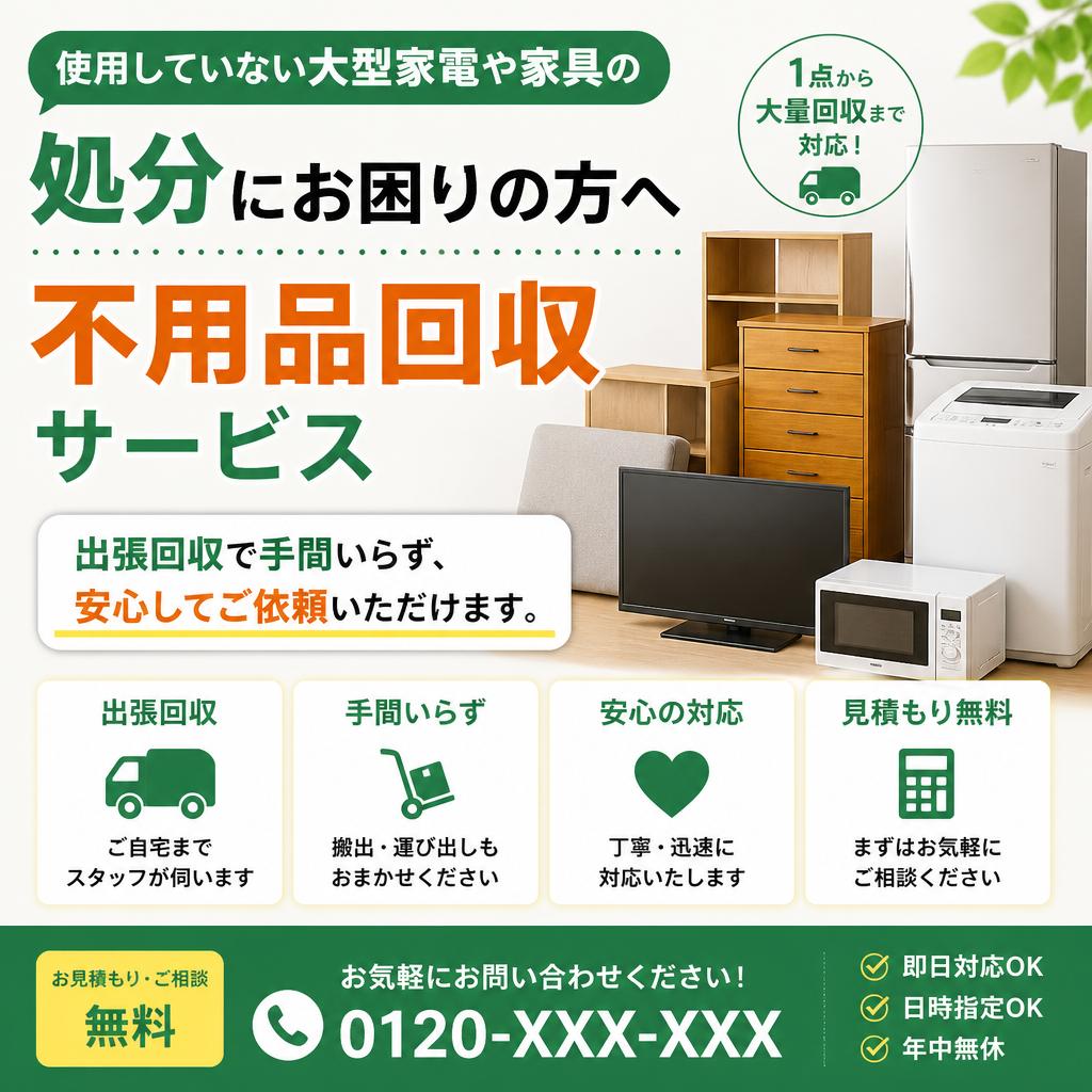 不用品回収サービス