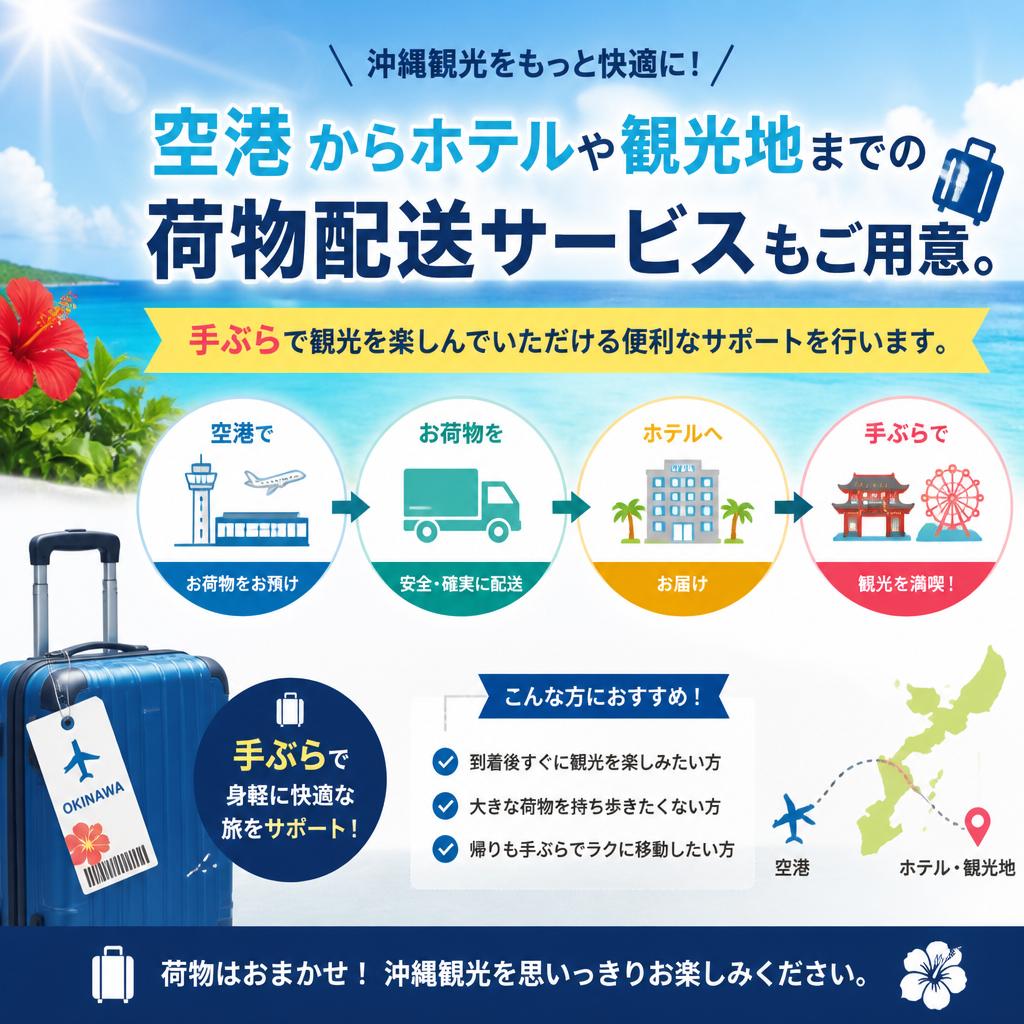 観光時の荷物配送