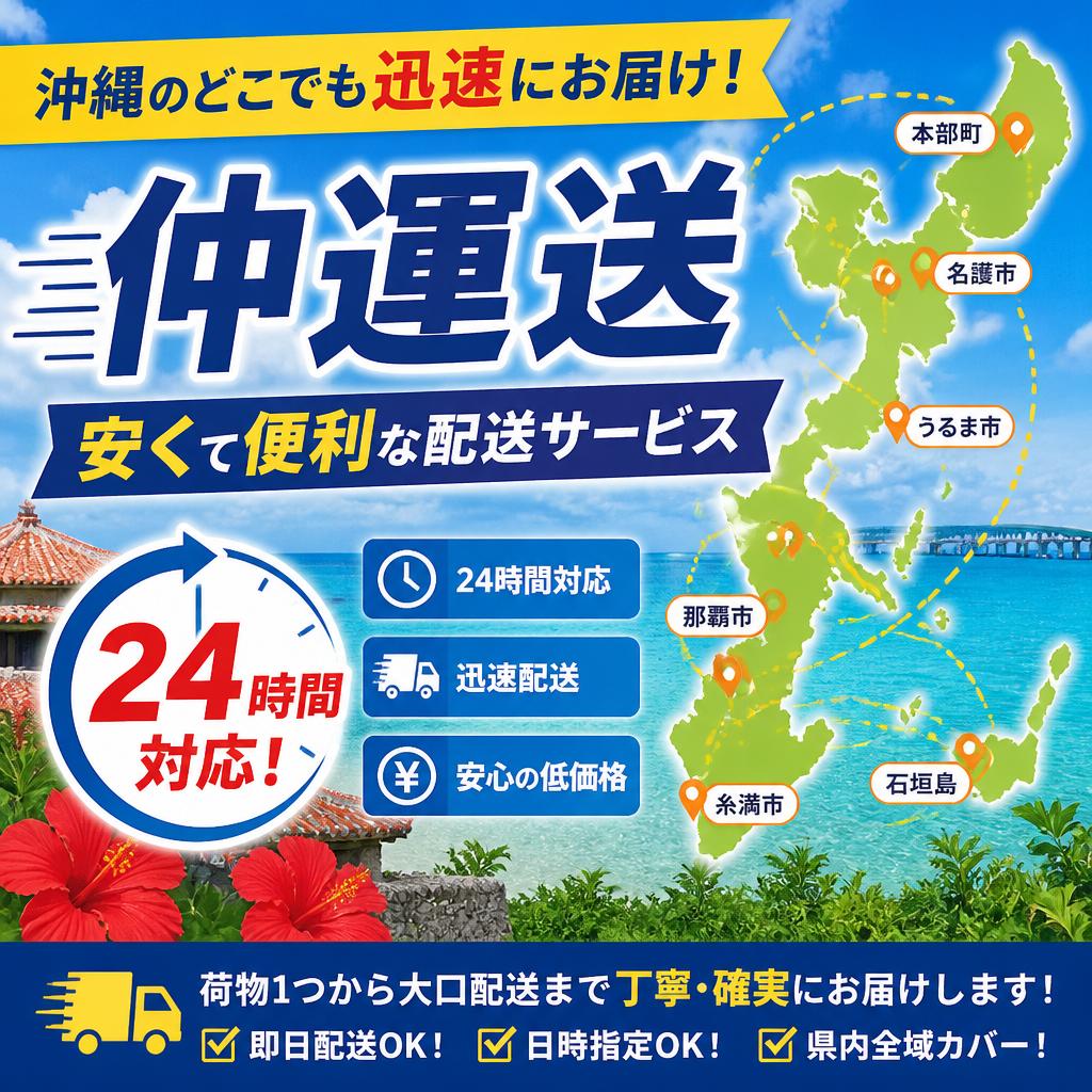 沖縄のどこでも迅速にお届け！24時間対応の仲運送で安くて便利な配送サービス