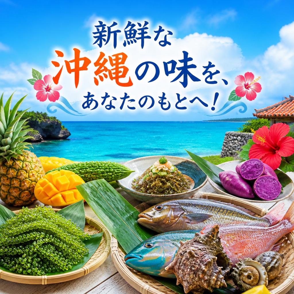 新鮮な沖縄の味を、あなたのもとへ！