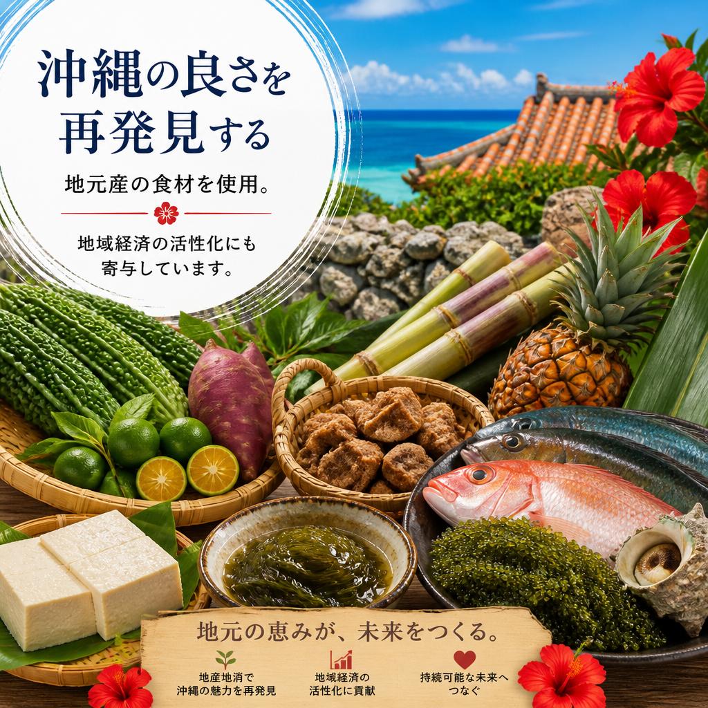 地元産食品にこだわり