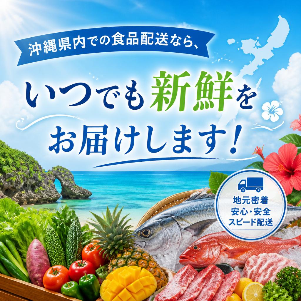 沖縄県内での食品配送なら、いつでも新鮮をお届けします！
