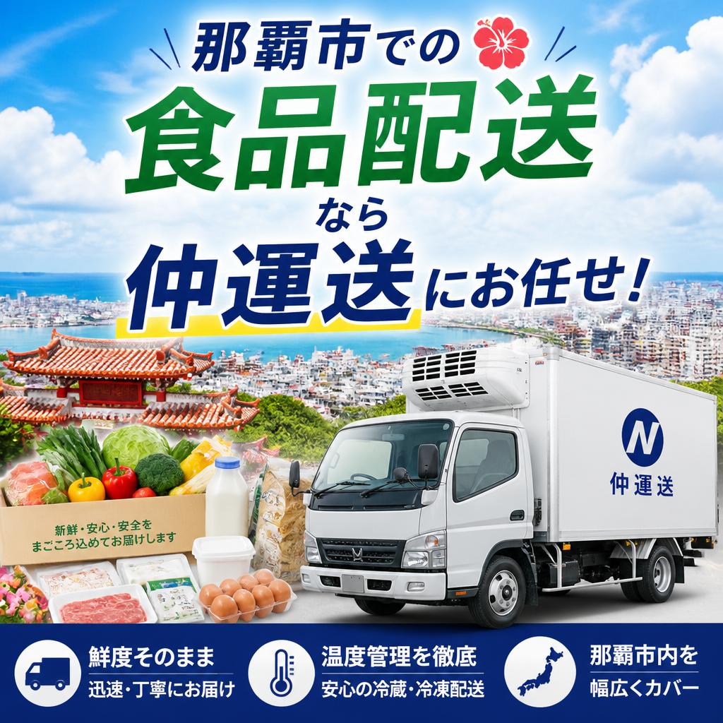 那覇市での食品配送なら仲運送にお任せ！